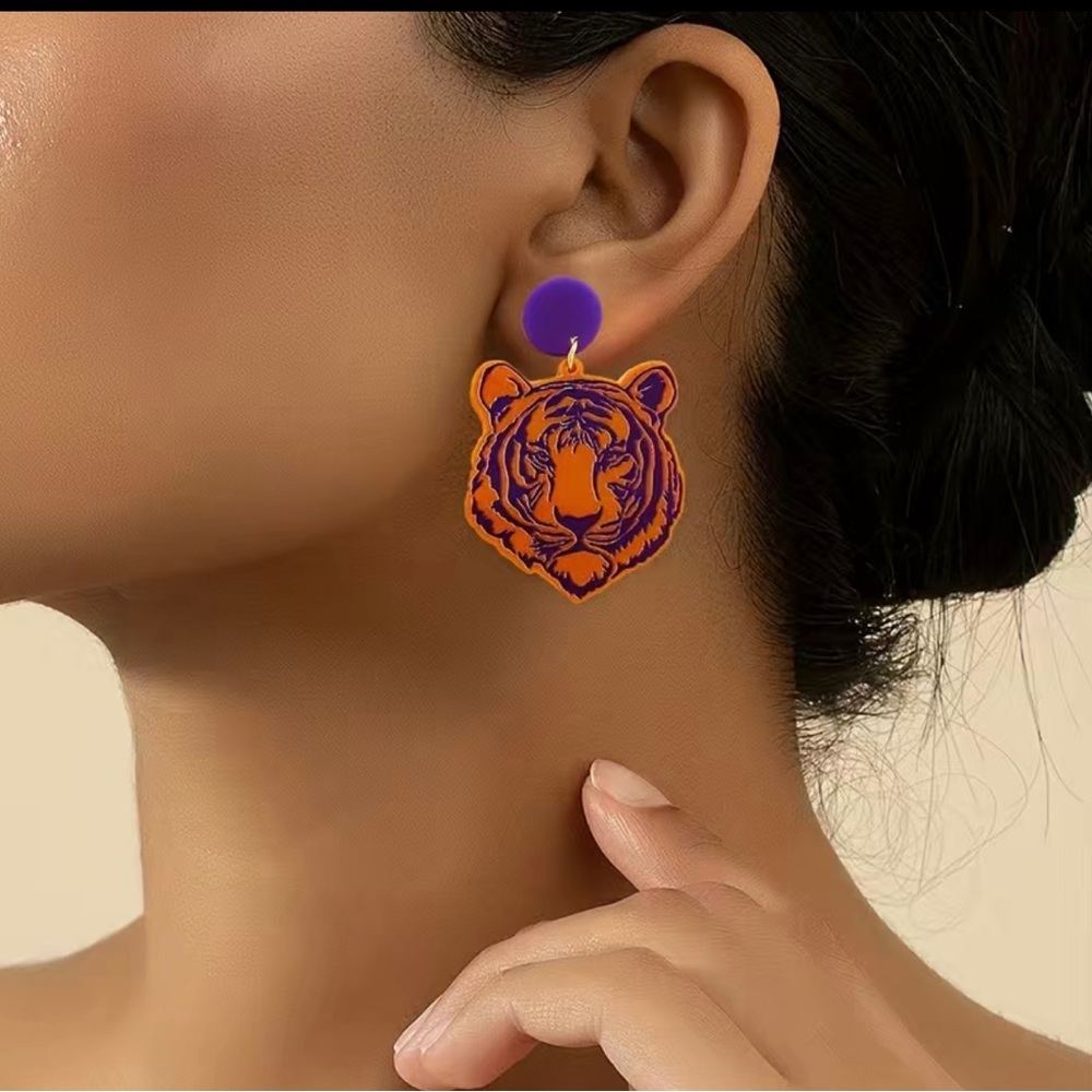 Tiger earrings